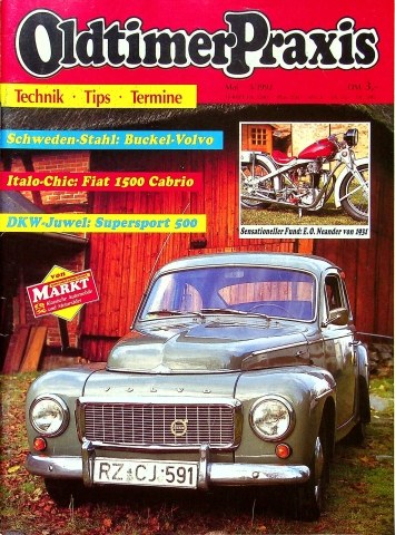 Deckblatt Oldtimer Praxis (05/1992)
